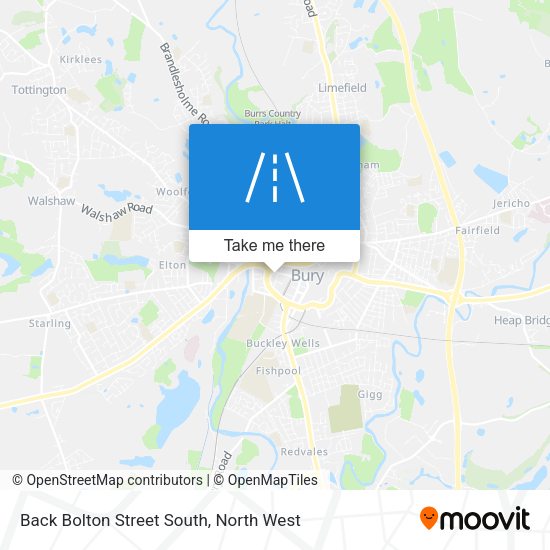 Back Bolton Street South map
