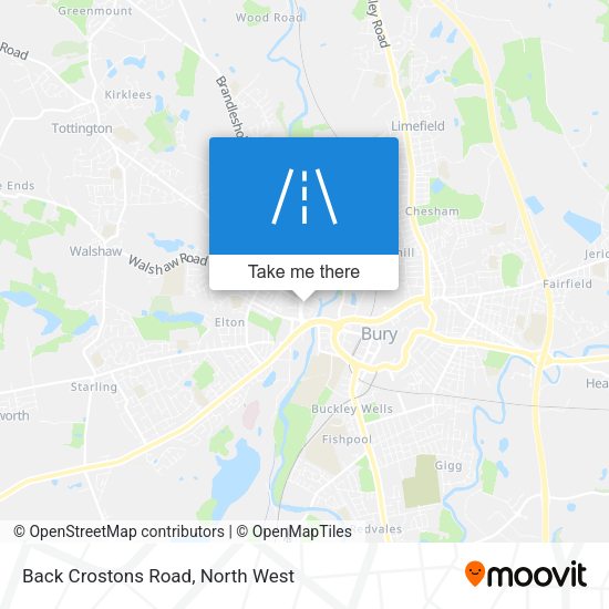 Back Crostons Road map