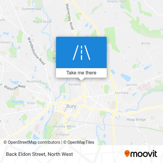 Back Eldon Street map