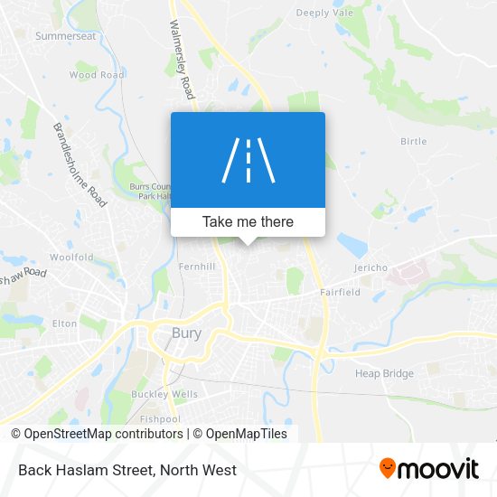 Back Haslam Street map
