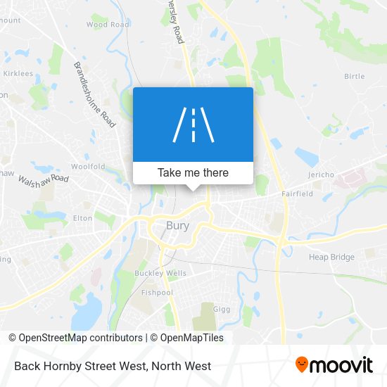 Back Hornby Street West map