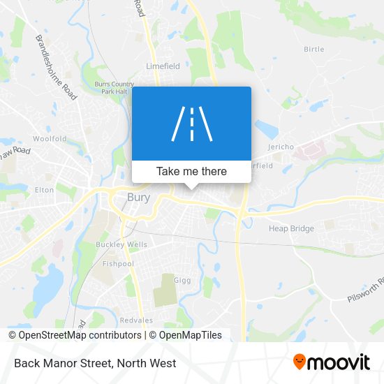 Back Manor Street map