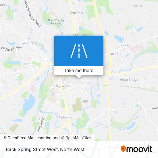 Back Spring Street West map