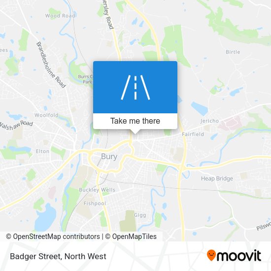 Badger Street map