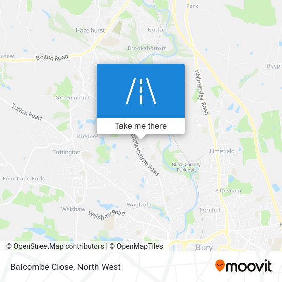 Balcombe Close map