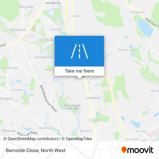 Barnside Close map