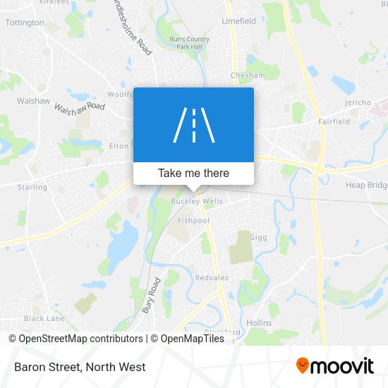 Baron Street map