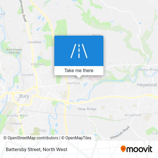 Battersby Street map
