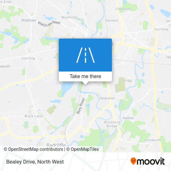 Bealey Drive map