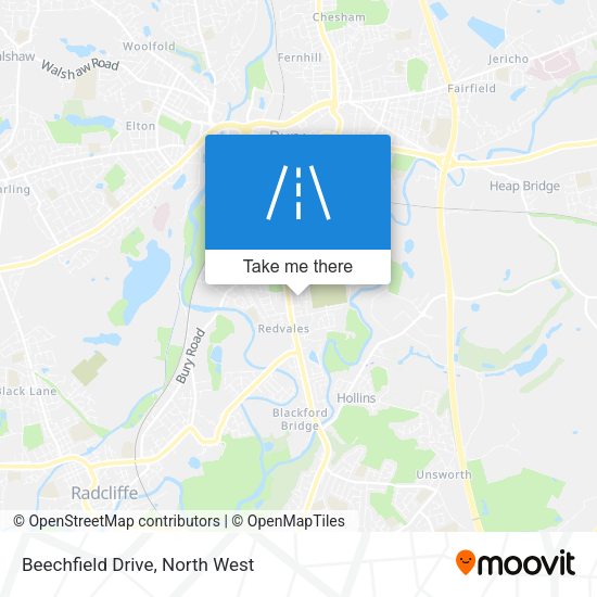 Beechfield Drive map