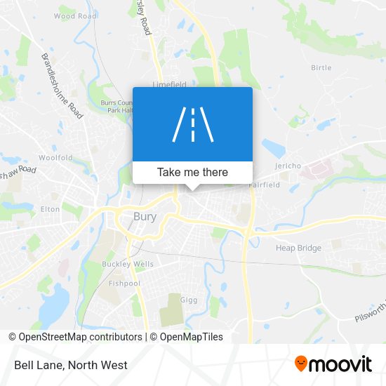 Bell Lane map