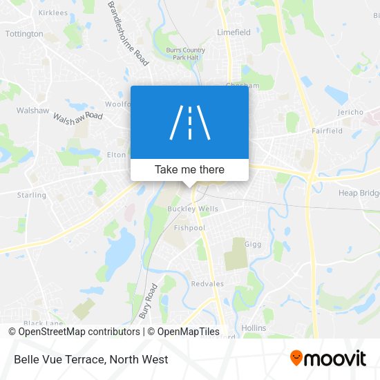 Belle Vue Terrace map