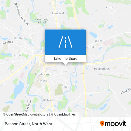 Benson Street map