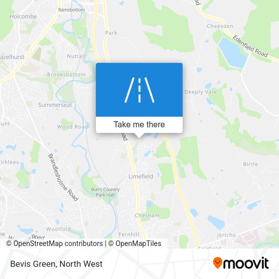 Bevis Green map