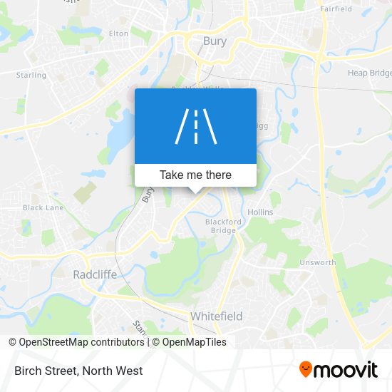 Birch Street map