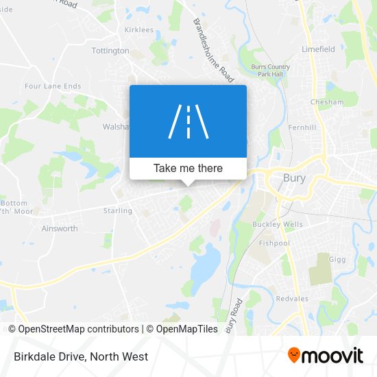 Birkdale Drive map