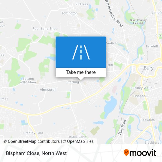 Bispham Close map