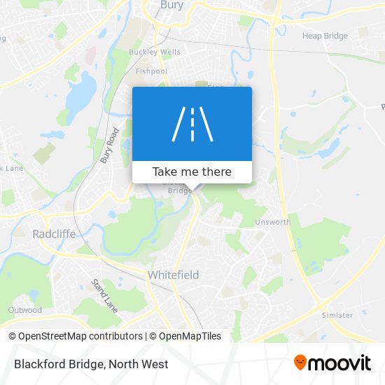 Blackford Bridge map