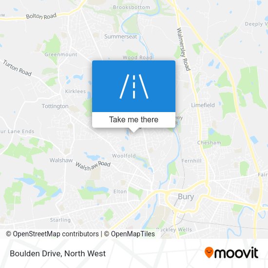 Boulden Drive map