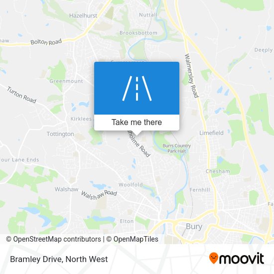 Bramley Drive map