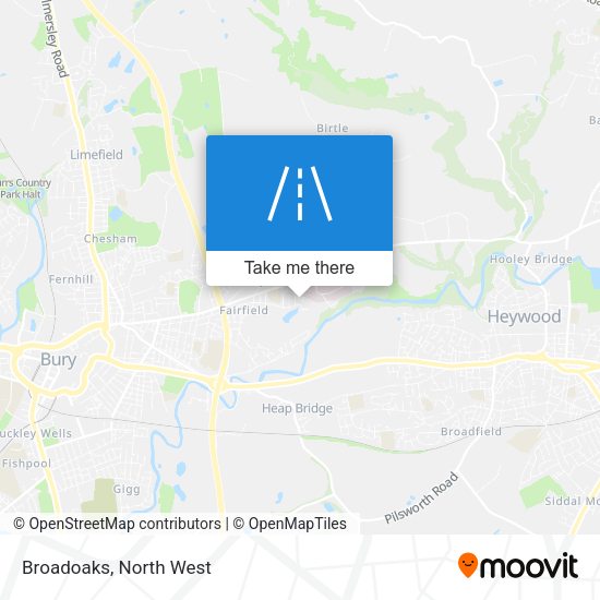 Broadoaks map