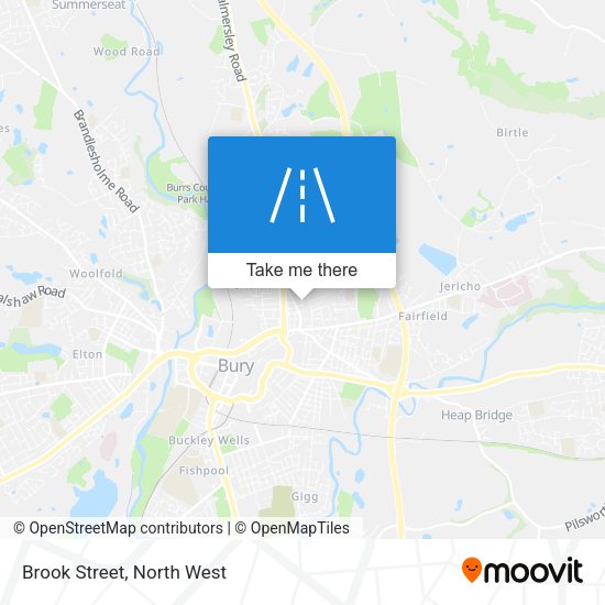 Brook Street map
