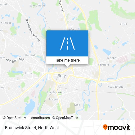 Brunswick Street map