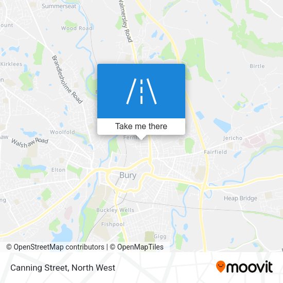 Canning Street map