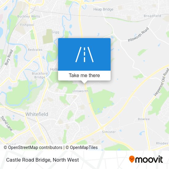 Castle Road Bridge map