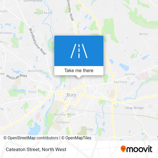 Cateaton Street map