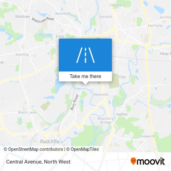 Central Avenue map