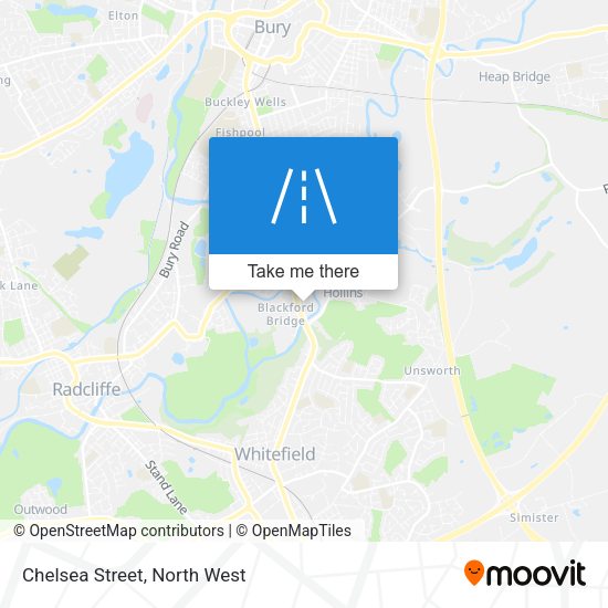 Chelsea Street map