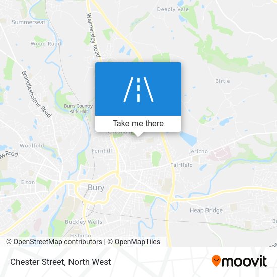 Chester Street map