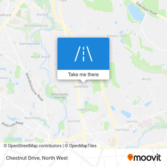 Chestnut Drive map