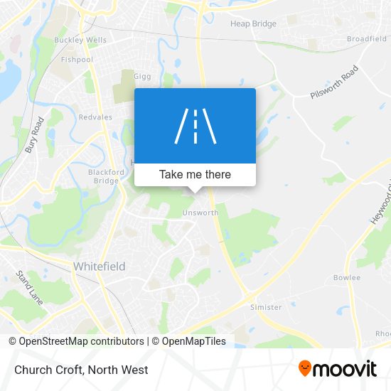 Church Croft map