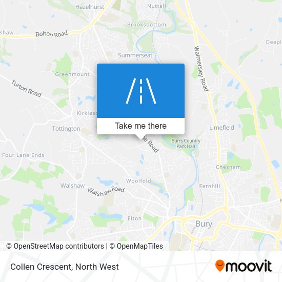 Collen Crescent map
