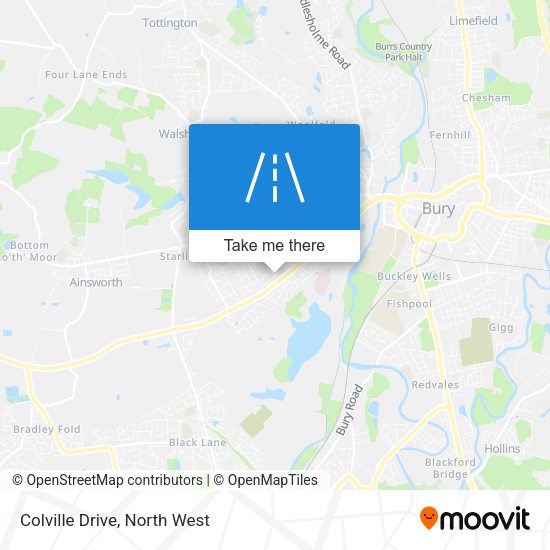 Colville Drive map