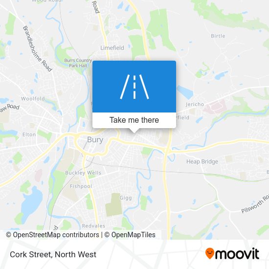 Cork Street map