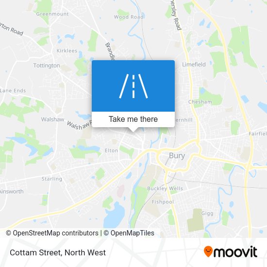 Cottam Street map