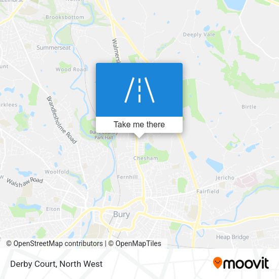 Derby Court map