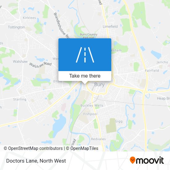 Doctors Lane map