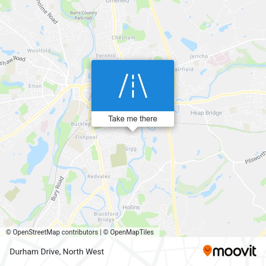 Durham Drive map