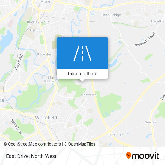 East Drive map