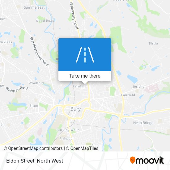 Eldon Street map
