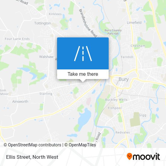 Ellis Street map