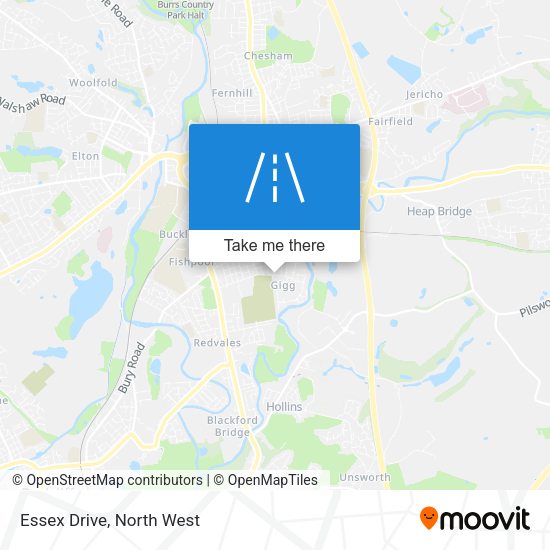 Essex Drive map