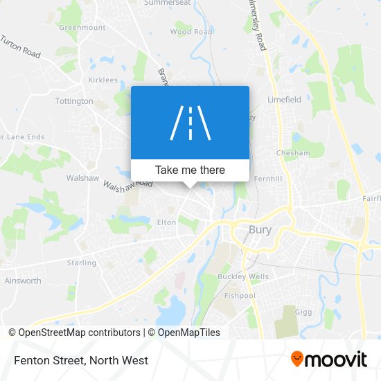Fenton Street map