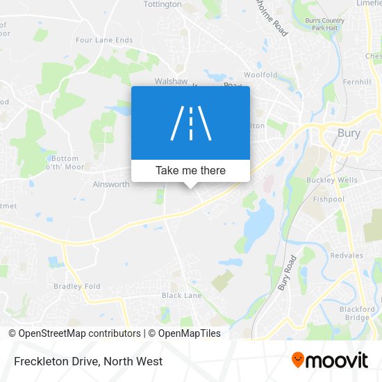 Freckleton Drive map