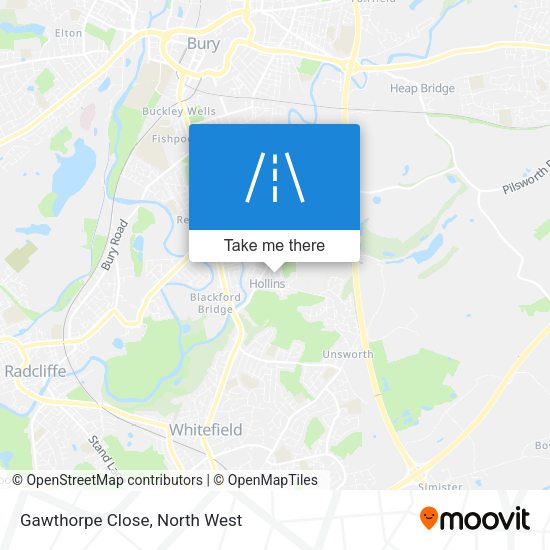 Gawthorpe Close map