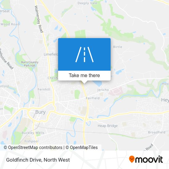 Goldfinch Drive map